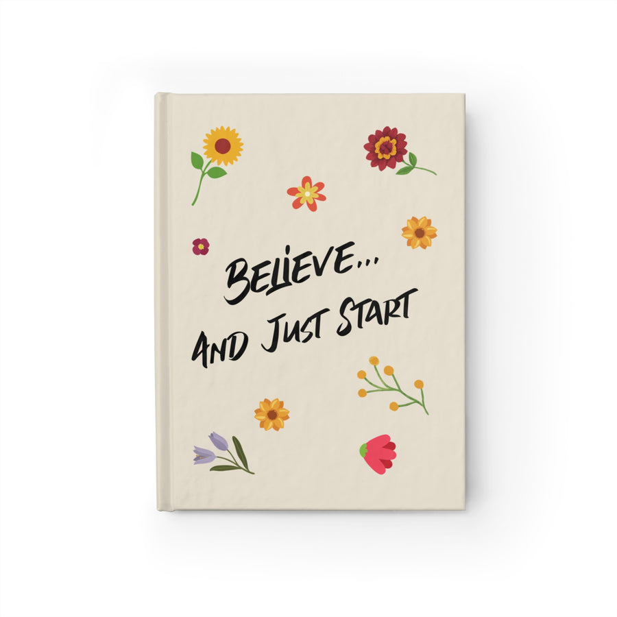Vintage Hardcover Journal (Believe/Go All Out) - Jack's 78s Collection