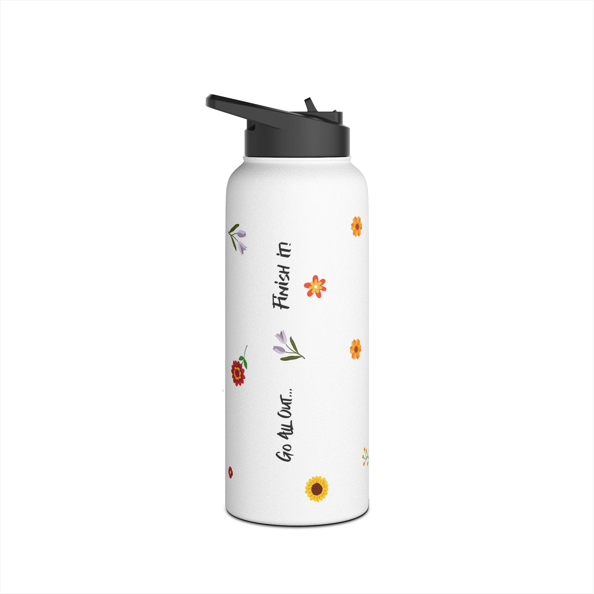 Stainless Steel Water Bottle, Standard Lid