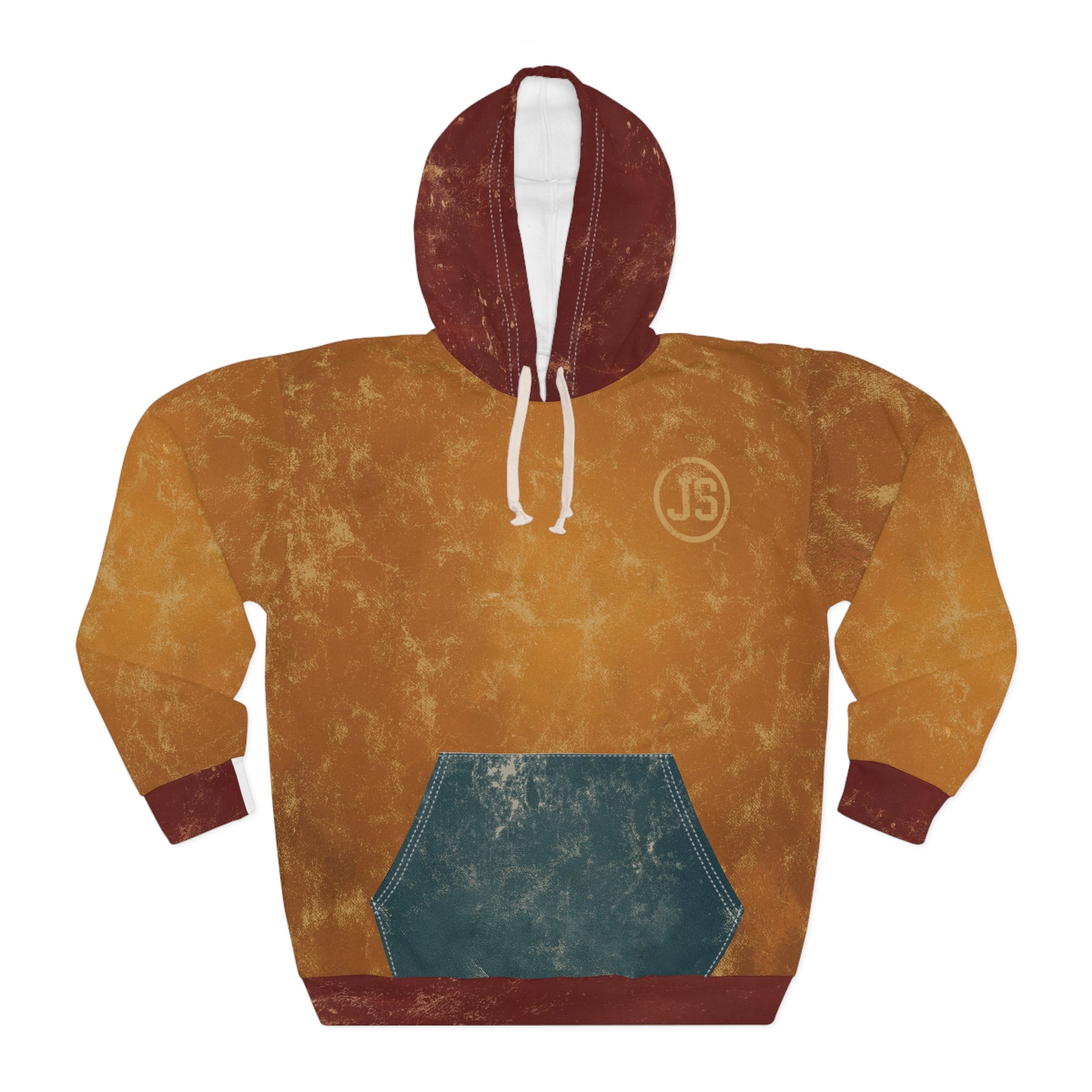 Bohemian Vintage Unisex Pullover Hoodie, Cozy Layer for Fall, Unique Gift for Him/Her, Casual Style, Everyday Wear