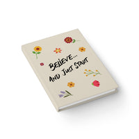 Vintage Hardcover Journal (Believe/Go All Out) - Jack's 78s Collection