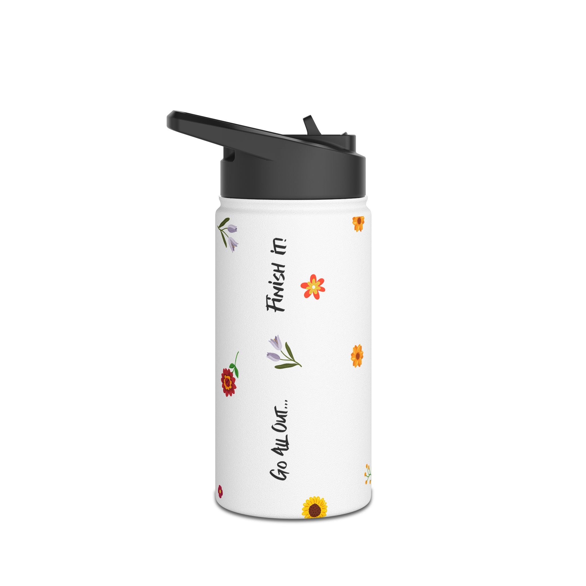 Stainless Steel Water Bottle, Standard Lid
