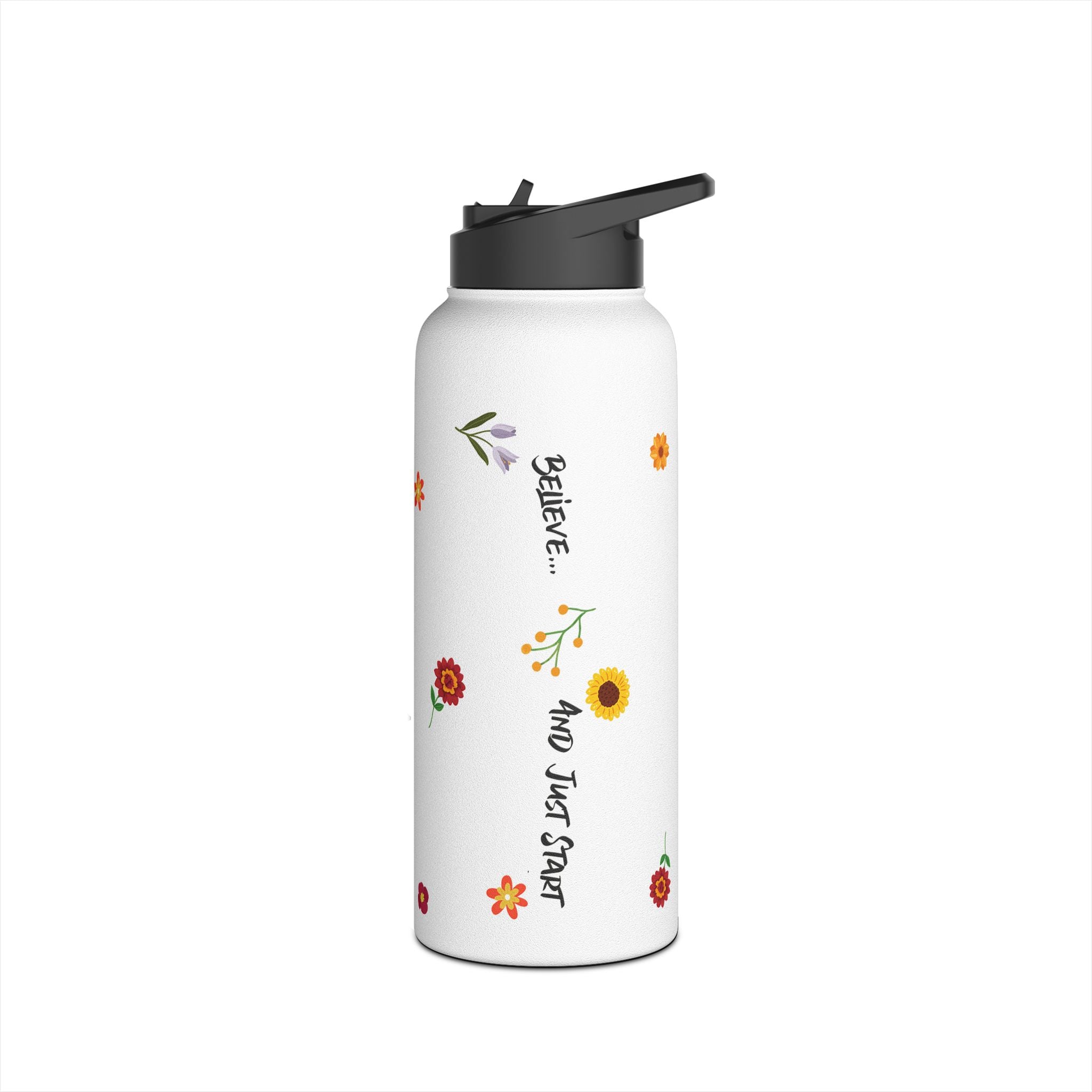 Stainless Steel Water Bottle, Standard Lid