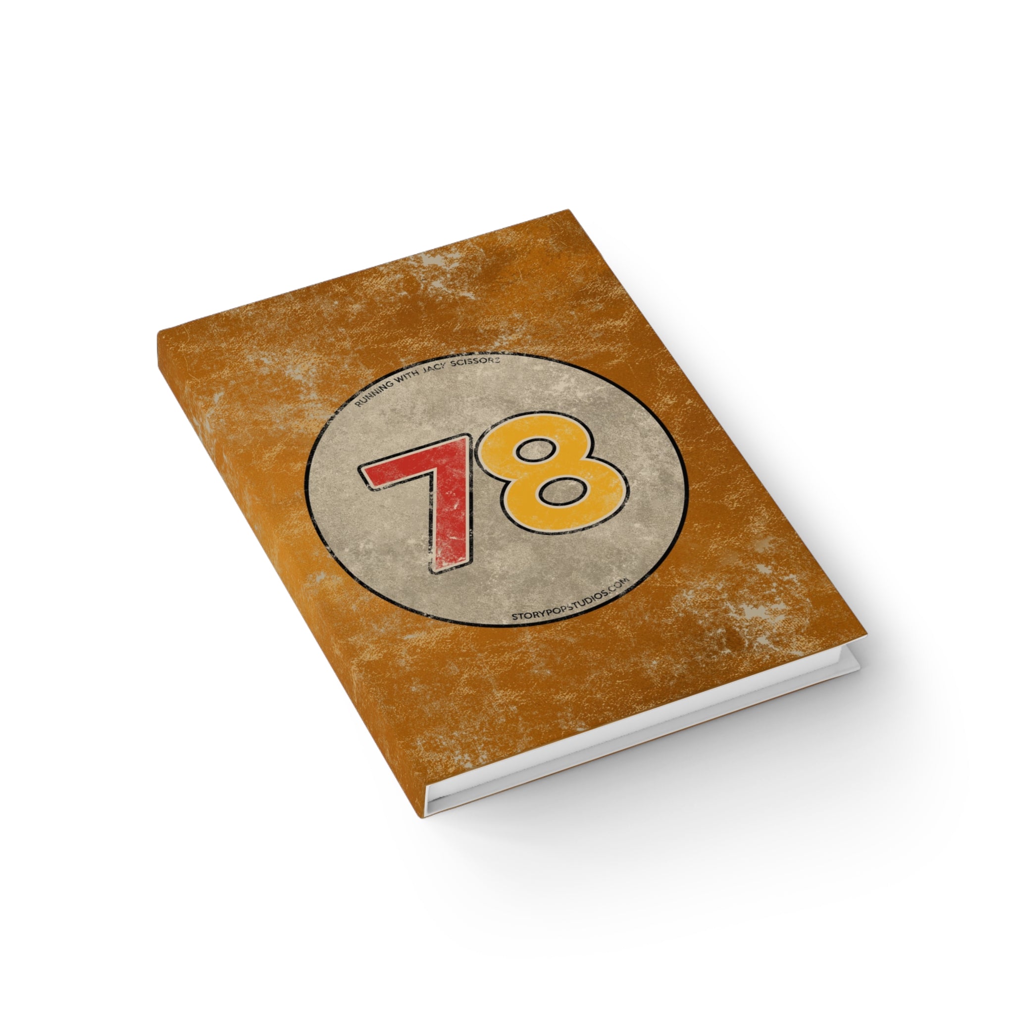 Vintage Hardcover Journal #78 (Orange) - Jack's 78s Collection