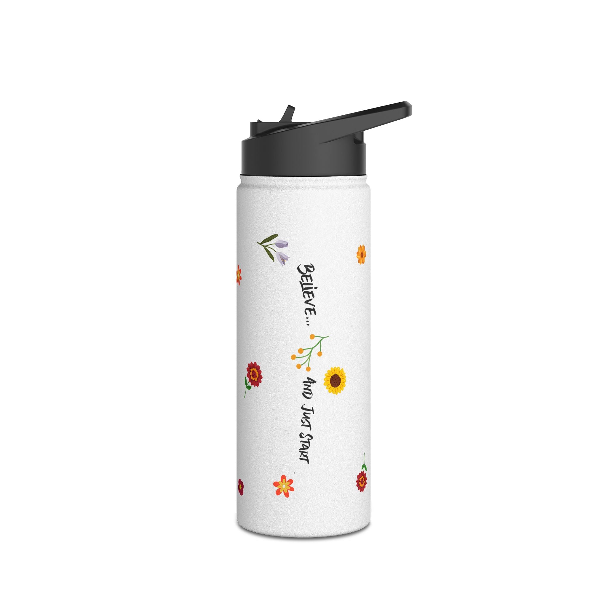Stainless Steel Water Bottle, Standard Lid