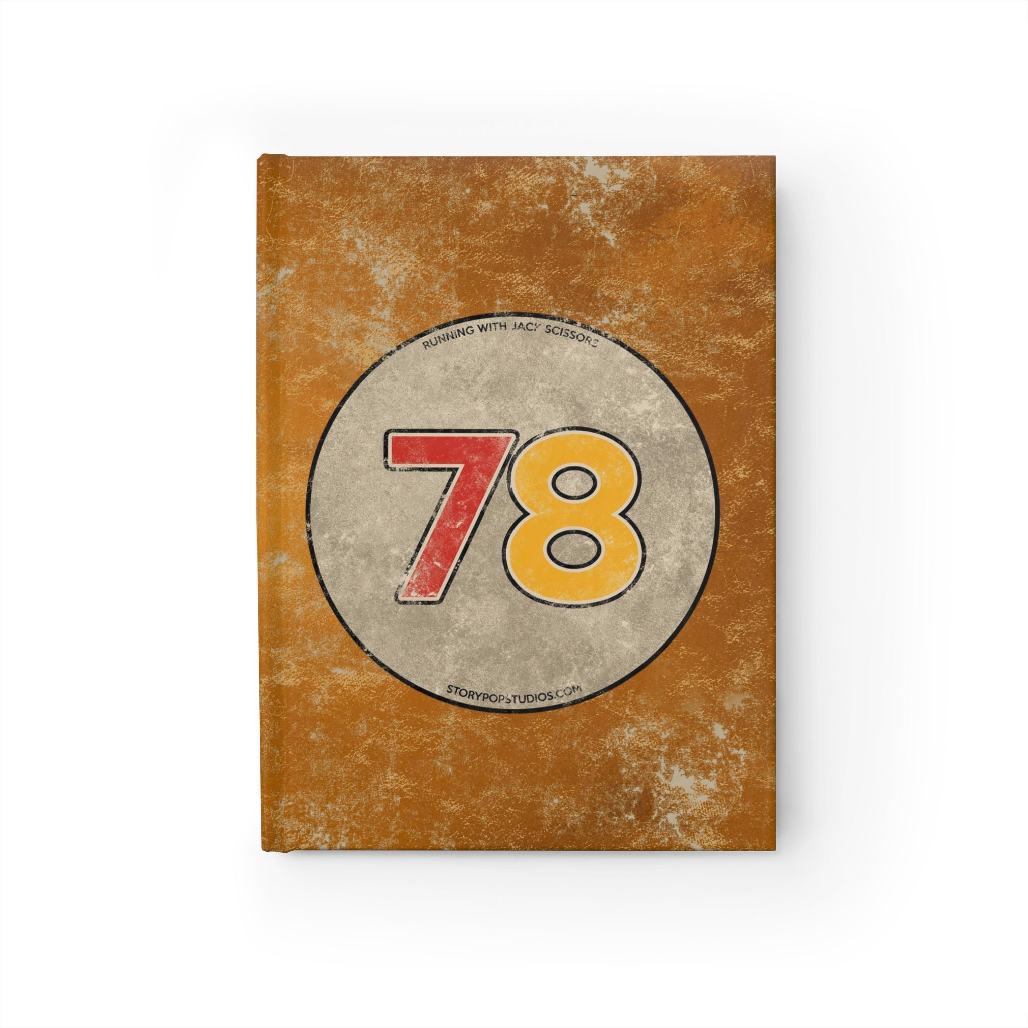 Vintage Hardcover Journal #78 (Orange) - Jack's 78s Collection
