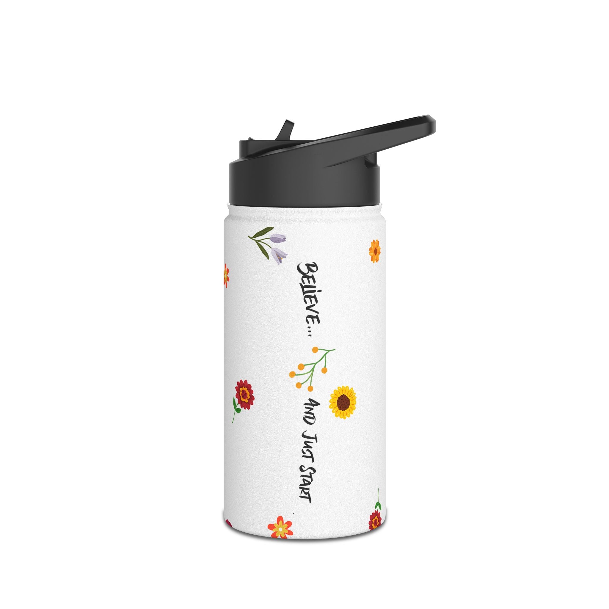 Stainless Steel Water Bottle, Standard Lid