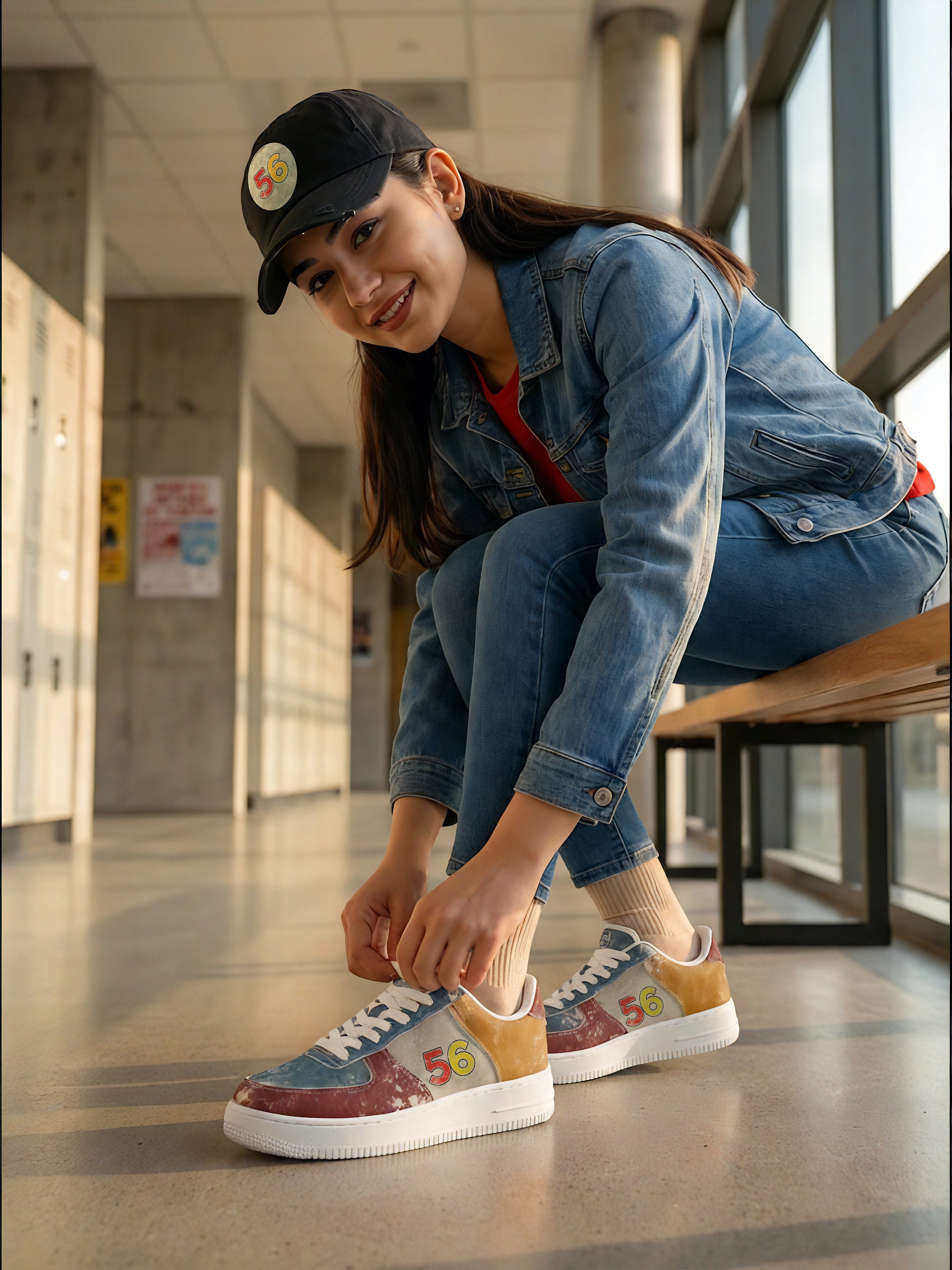 Maya wearing #56 - Storypop Studios