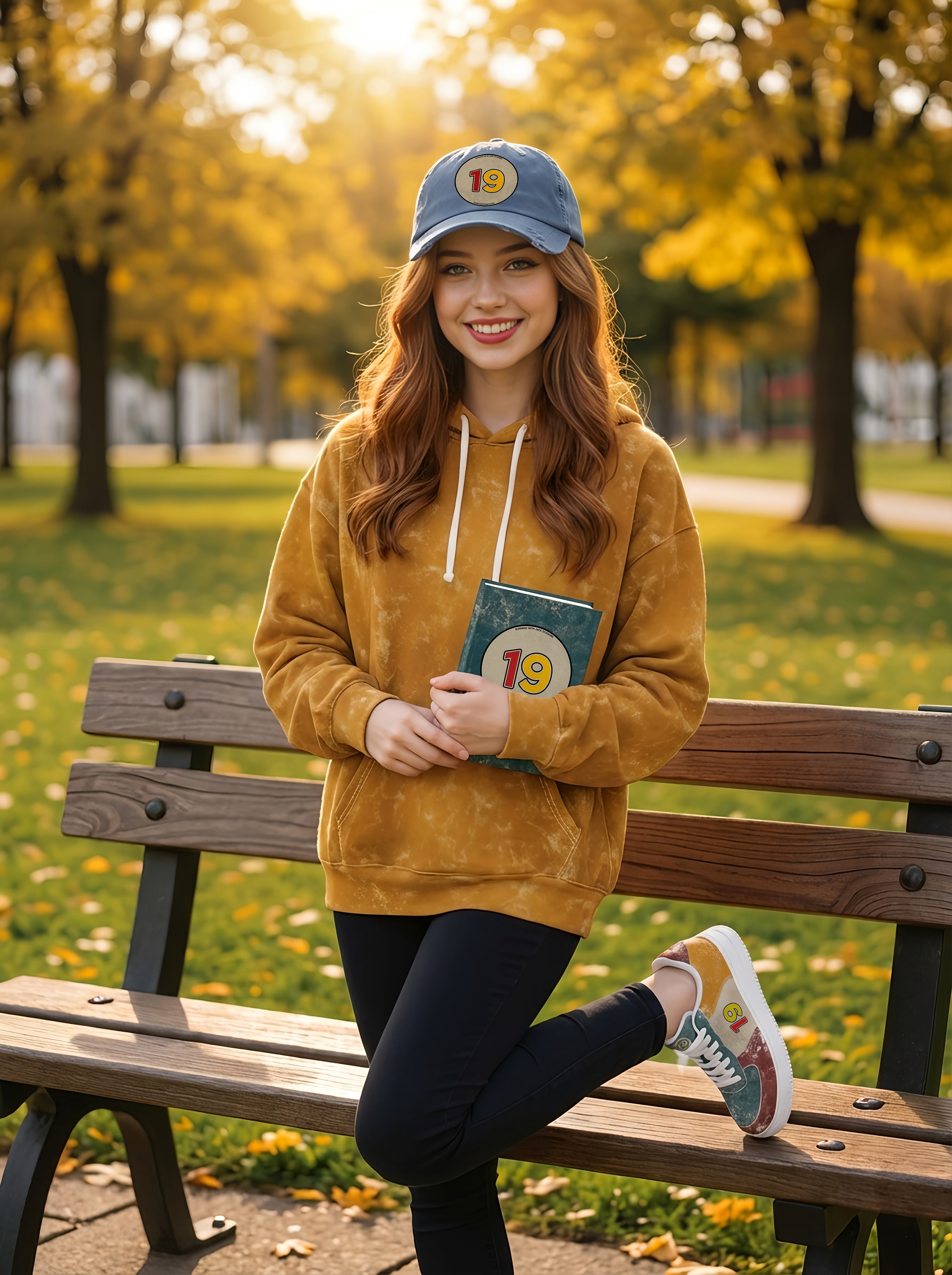 Ava ParkBench wearing shoes #19