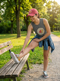 Maya ParkBench wearing shoes #41