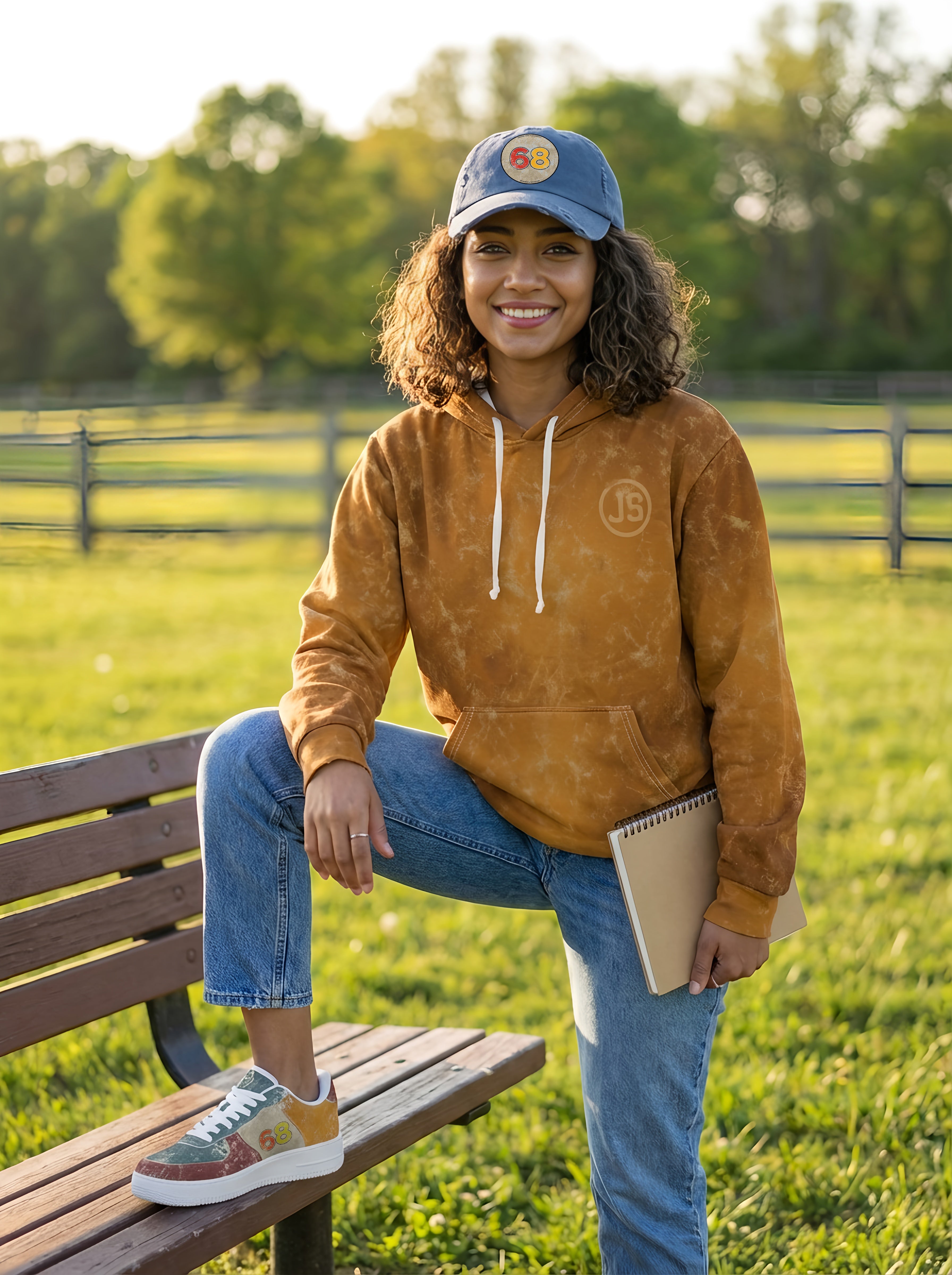 Zoe ParkBench wearing hoodie #68