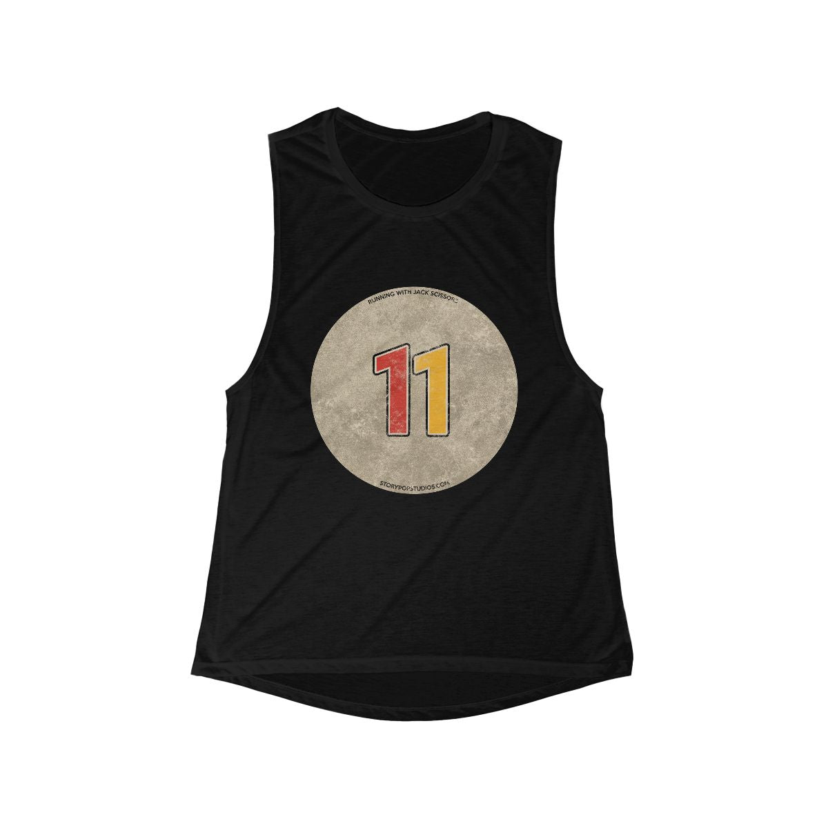 Black Relaxed Muscle Tank #11 - Jack's 78s Collection