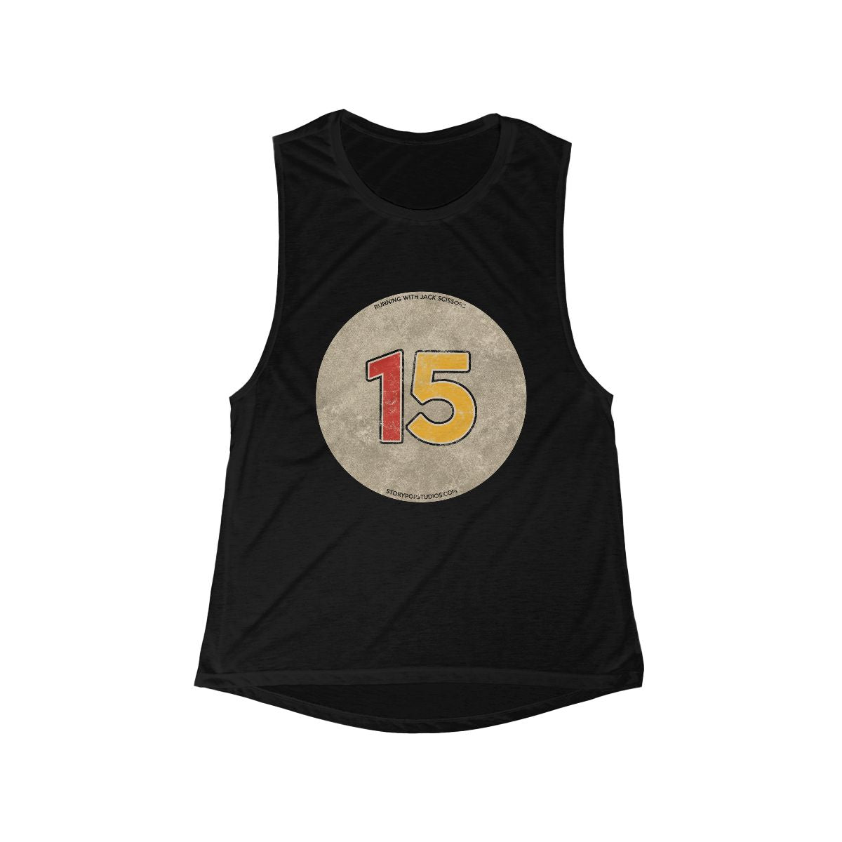 Black Relaxed Muscle Tank #15 - Jack's 78s Collection